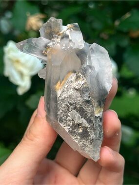 Arkansas Grey Lithium Quartz Cluster 🫧🩶🫧 ALQ5
